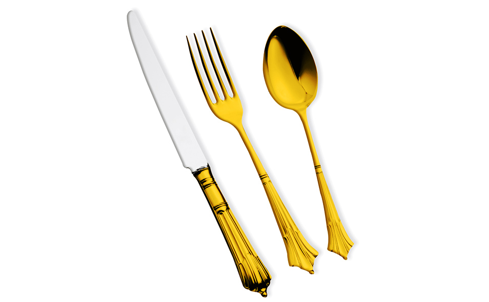 ALBANY 24 Carat Gold Plated Cutlery