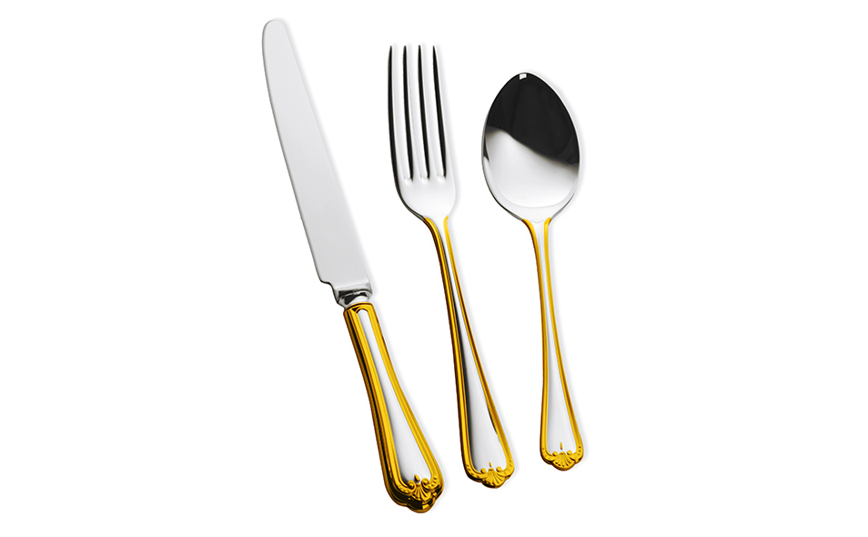 JESMOND Partially 24 Carat Gold Plated Cutlery