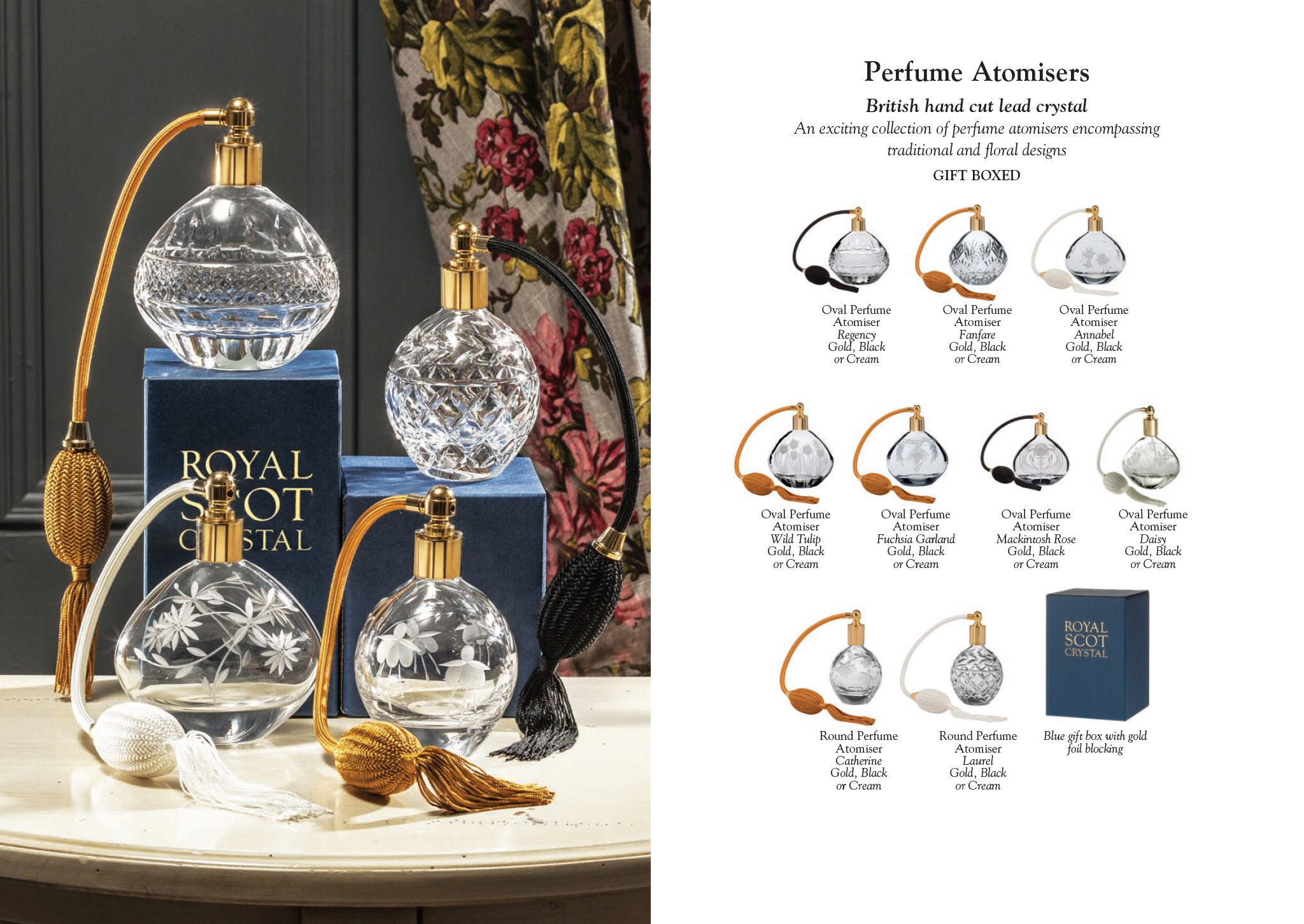 Royal Scot Crystal - Perfume Bottles & Atomisers
