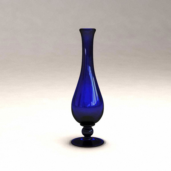 Tall Flute Vase